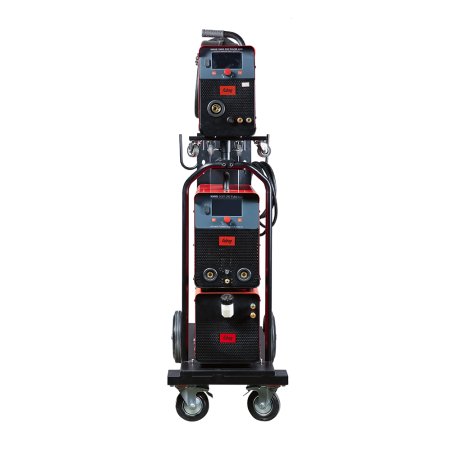Полуавтомат сварочный FUBAG XMIG 500T DW PULSE  + подающий механизм DRIVE XMIG DW PULSE  + горелка FB 550W 3m  + блок жидкостного охлаждения Cool XMIG  + шланг-пакет 5 метров 95 мм2 14 pol с жидкостным охлаждением + тележка XM в Москве фото