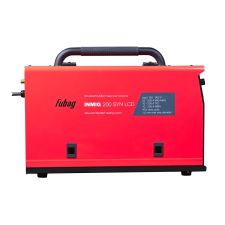 Полуавтомат сварочный FUBAG INMIG 200 SYN LCD (новый дисплей) с горелкой FB 250 3 м (FB 250 Ergo 3 м)  в Москве фото