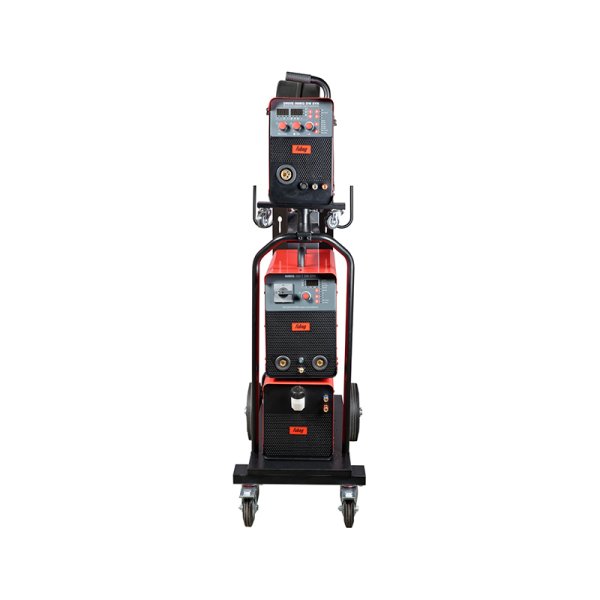 Полуавтомат сварочный FUBAG INMIG 500T DW SYN + подающий механизм DRIVE INMIG DW SYN + шланг-пакет 5 метров 70 мм2 14 pol с жидкостным охлаждением для INMIG 500T DW SYN + горелка FB 500 3m + блок жидкостного охлаждения Cool 70 + тележка для аппаратов в Москве фото