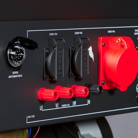 Бензиновый генератор FUBAG BS 8000 DA ES (трехфазный) с электростартером и коннектором автоматики в Москве фото