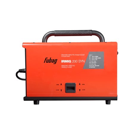 Полуавтомат сварочный FUBAG IRMIG 208 SYN PLUS (31447) + маска сварщика Хамелеон IR 9-13N S (38072) + сварочные краги на подкладке красные FWGN 10R (641180) в Москве фото