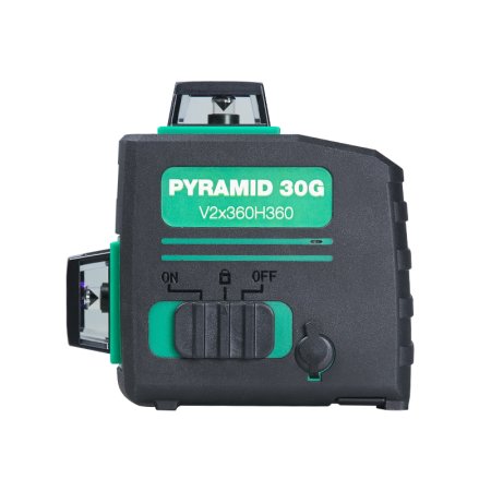 FUBAG уровень лазерный 3D с зеленым лучом Pyramid 30G V2х360H360 в Москве фото