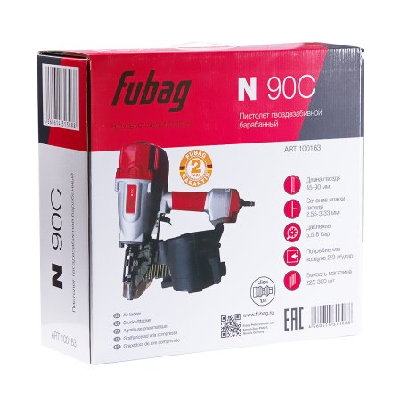 FUBAG Пистолет гвоздезабивной барабанный N90C в Москве фото